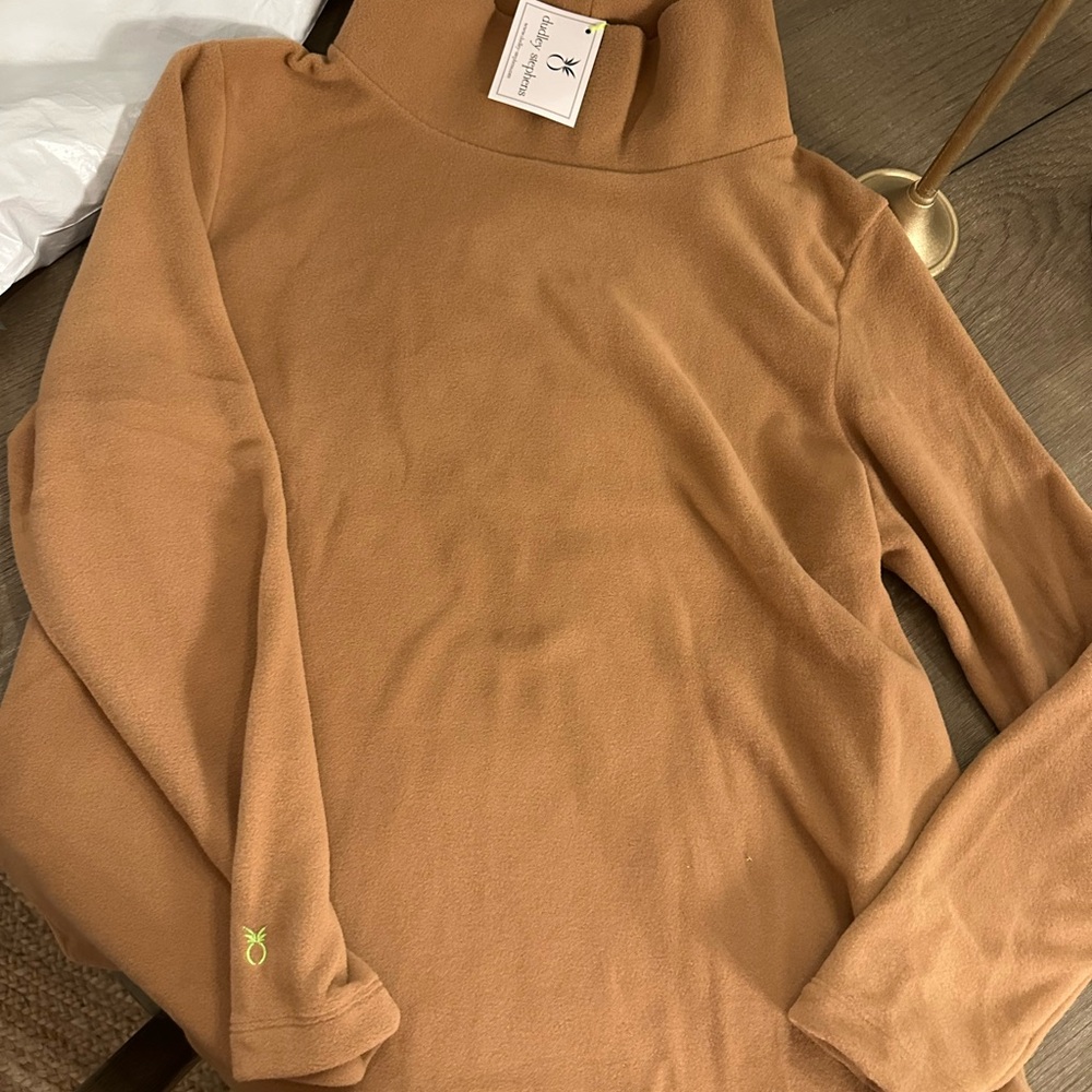 Dudley Stephens Brown Turtleneck Sweater
